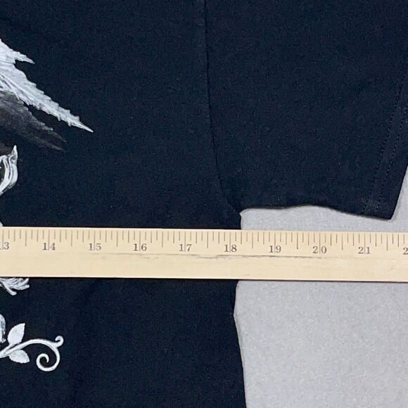 Queen + Adam Lambert T-Shirt Medium 2019 Band Tee Concert Tour Graphic Black - Picture 4 of 9